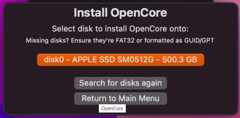 OpenCore Patcher OpenCore Patcher